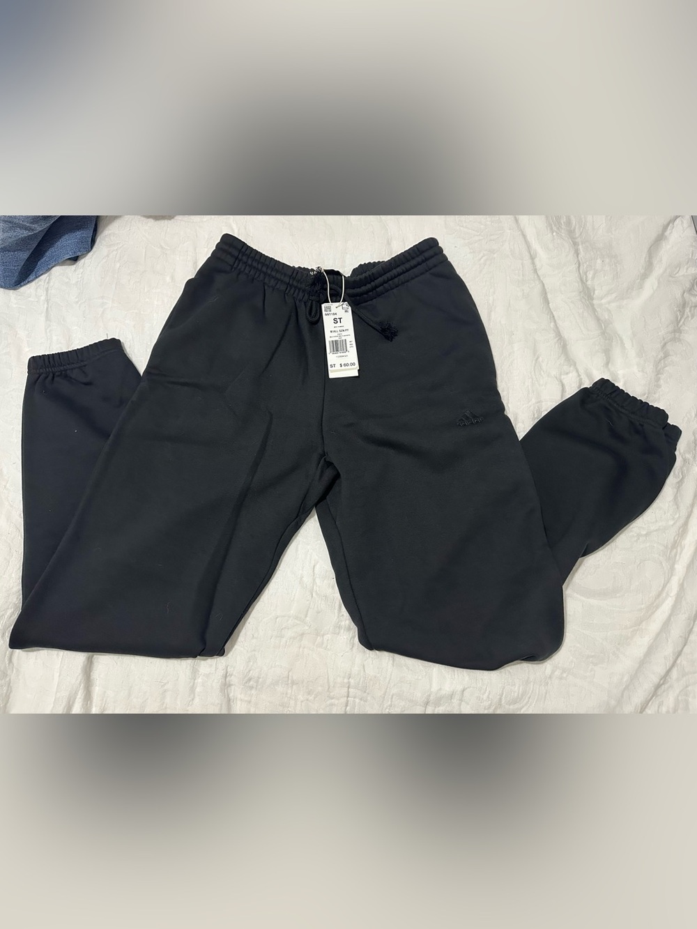 Men’s adidas Black Joggers with Drawstring NWT